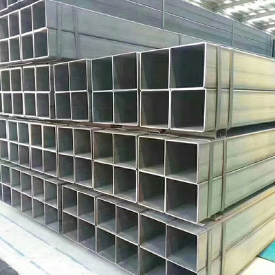 800mm আয়তক্ষেত্রাকার ফাঁপা বিভাগ কার্বন ইস্পাত পাইপ Z275-Z600 আবরণ