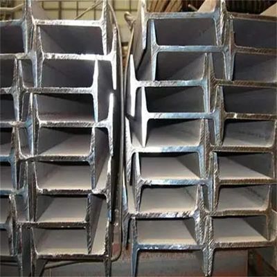SS400 S235JR MS I Beam A36 চ্যানেল স্টিল বিম 50mm-300mm ফ্ল্যাঞ্জ প্রস্থ