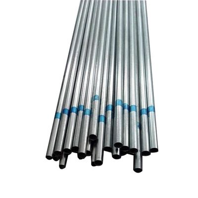 কোল্ড ড্রন জিঙ্ক কোটেড পাইপ SS400 20mm-457mm গোলাকার গ্যালভানাইজড স্টিল পাইপ