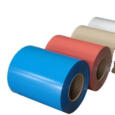 কমলা Dx51d রঙিন প্রলিপ্ত স্টিল কয়েল ASTM Ral3005 6005 3013 9016 5015