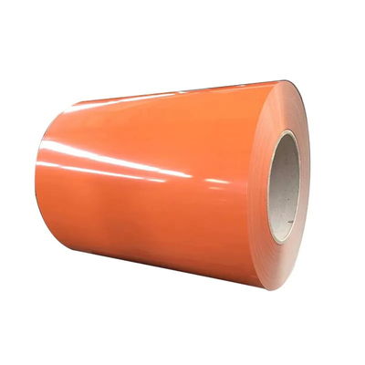কমলা Dx51d রঙিন প্রলিপ্ত স্টিল কয়েল ASTM Ral3005 6005 3013 9016 5015
