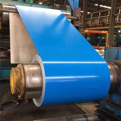 Z41 Z60 কালার কোটেড স্টিল কয়েল 610mm ID মিড হার্ড PPGI গ্যালভানাইজড ASTM