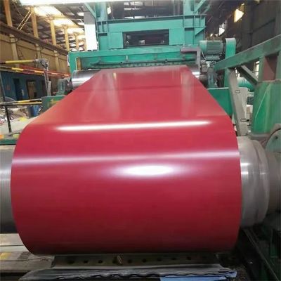 লাল সবুজ PPGL PPGI Z40 2mm প্রিপেইন্টেড কোল্ড রোল্ড স্টিল কয়েল 1000-1200mm