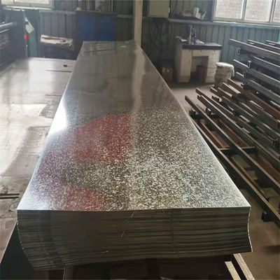 জিঙ্ক গ্যালভানাইজড মেটাল শিট 4x8 600mm-1250mm প্রস্থ DIN ASTM GB