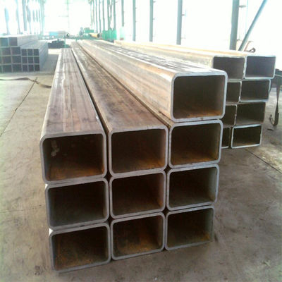 বিল্ডিংয়ের জন্য Q235 ERW কার্বন ইস্পাত পাইপ 20x20 30x30 50x50 বক্স বিভাগ
